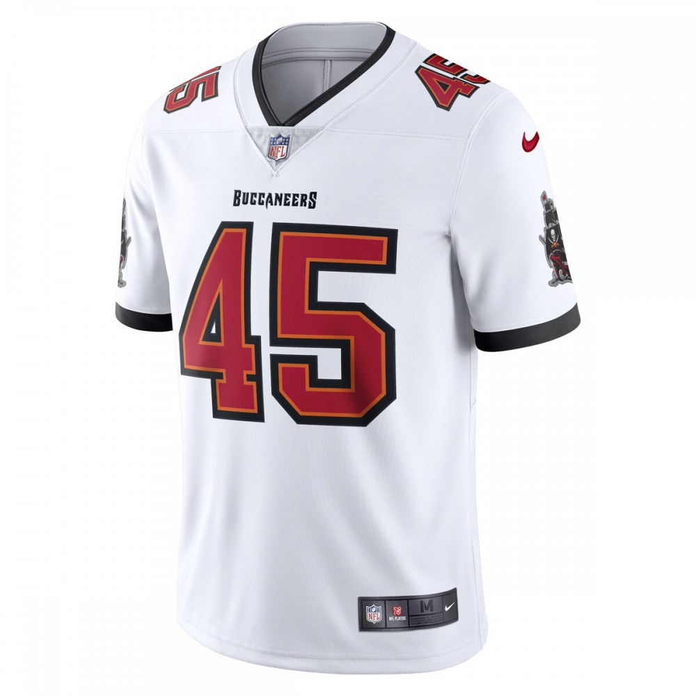 Devin White Tampa Bay Buccaneers Nike Vapor Limited Player Jersey - White-GridironStore